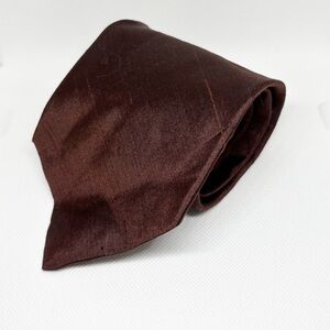 Vintage Stanford men’s tie 100%‎ Italian silk chocolate brown